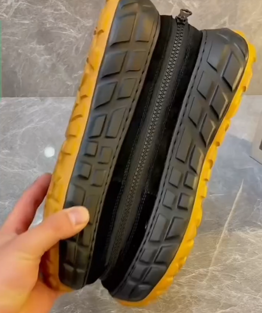 Men's New Leather Wallet Shoes