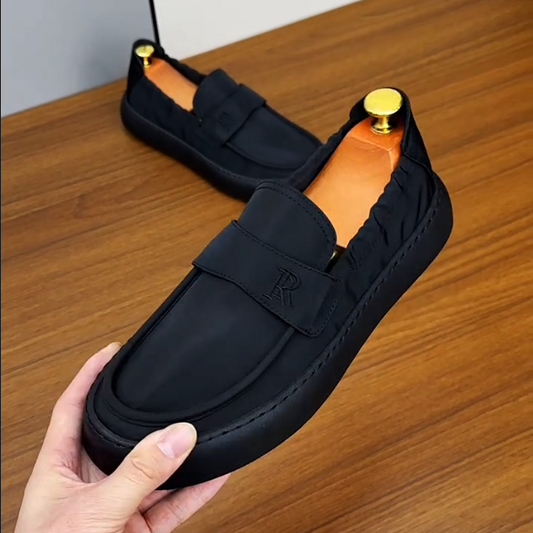 Men's New Canvas Anti Slip Creative Breathable Bean Shoes