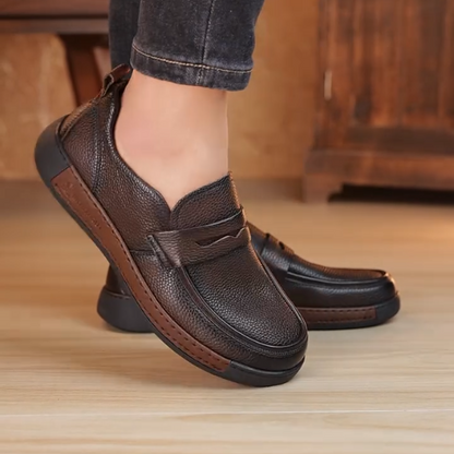 Men's New Soft Soled Driving British Casual Leather Shoes