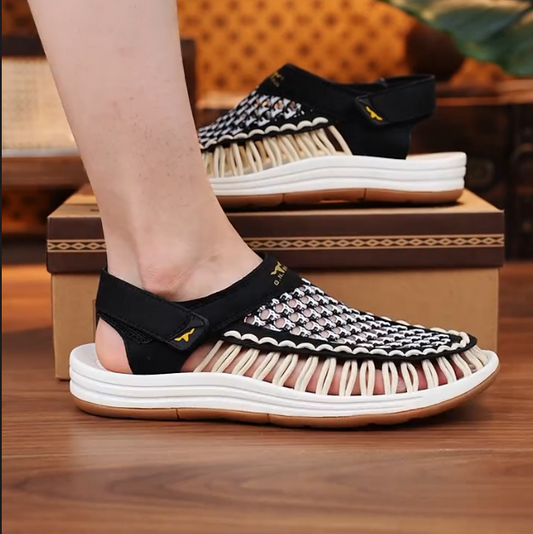 Men's New Woven Roman Sandals
