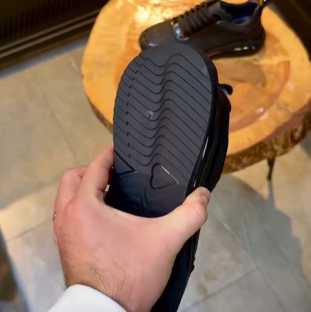 Men's New Cracked Personalized Air Cushion Casual Shoes