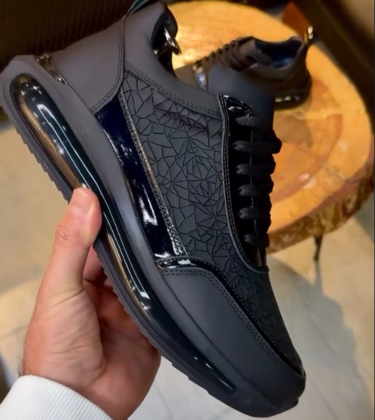 Men's New Cracked Personalized Air Cushion Casual Shoes