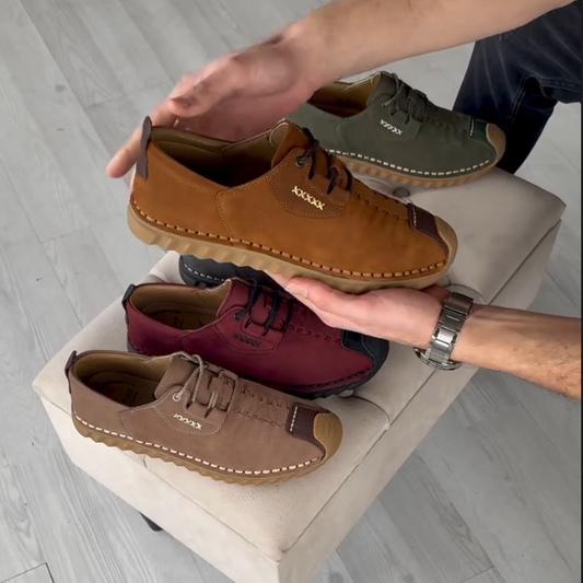 Men's New Light Luxury Suede One Foot Casual Shoes