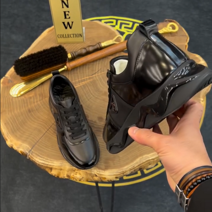 Men's New Shiny Sole Light Luxury Breathable Casual Shoes