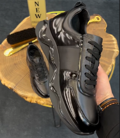 Men's New Shiny Sole Light Luxury Breathable Casual Shoes