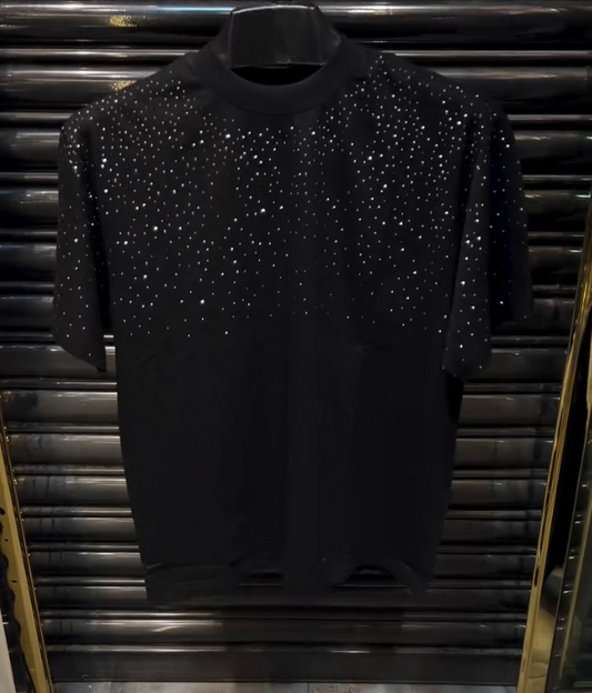 Starry Sky Hot Diamond Short Sleeve