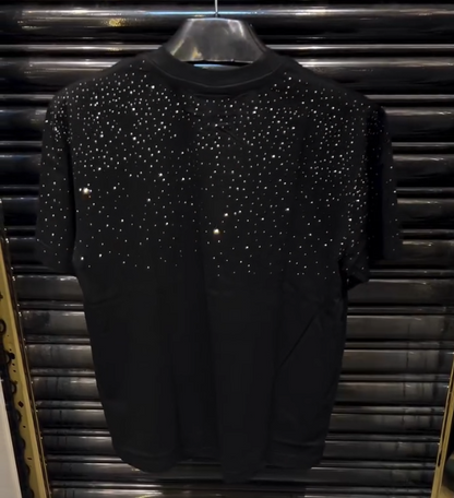 Starry Sky Hot Diamond Short Sleeve