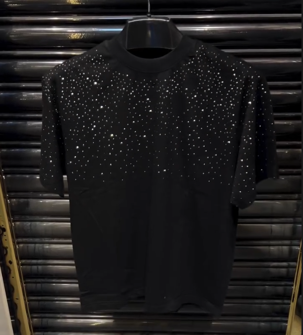 Starry Sky Hot Diamond Short Sleeve