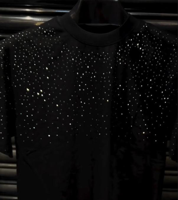 Starry Sky Hot Diamond Short Sleeve