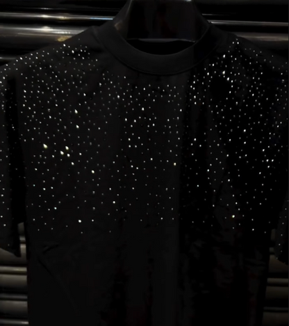 Starry Sky Hot Diamond Short Sleeve
