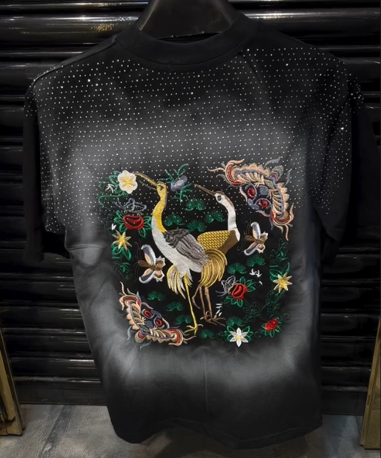 Xianhe Embroidery Hot Diamond Short Sleeve