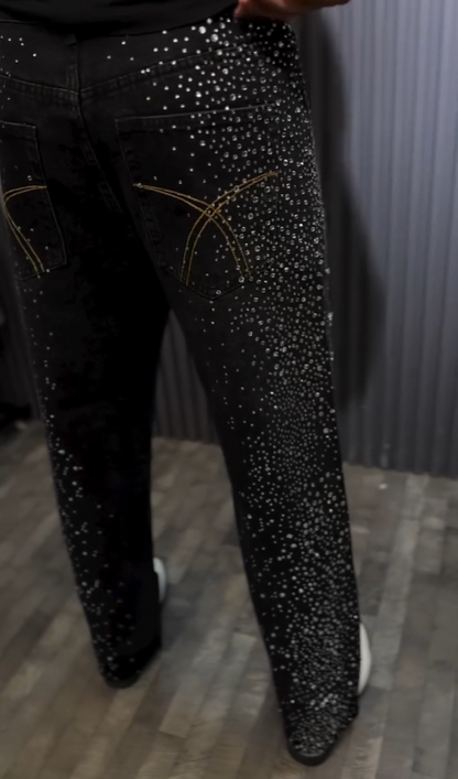 Fireworks Burst And Flash Jeans
