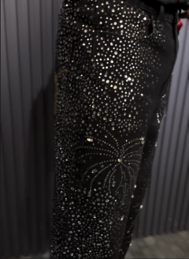 Fireworks Burst And Flash Jeans
