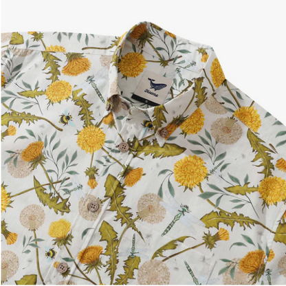 Dandelion Printed Short Sleeved Shirt