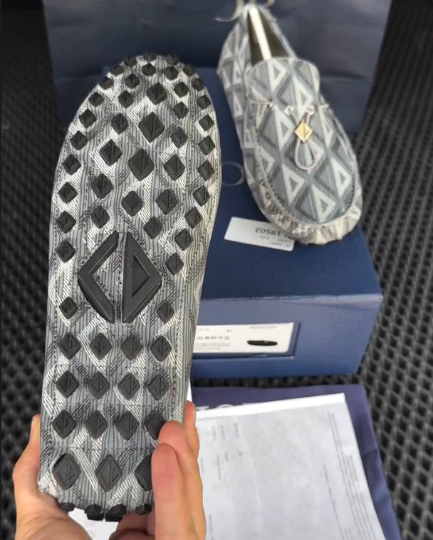 Symmetrical Pattern Printed Casual Shoes