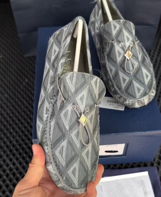 Symmetrical Pattern Printed Casual Shoes