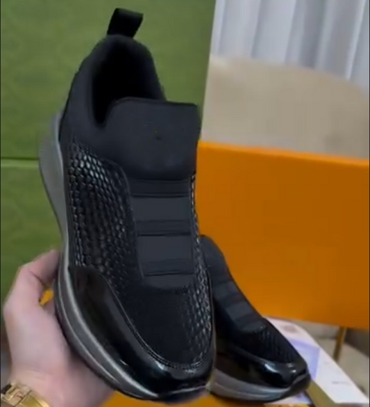 Scallion Foot Pedal Splicing Casual Shoes