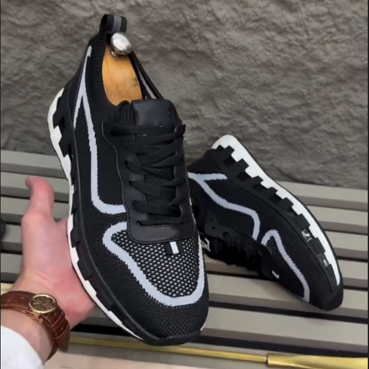 Breathable Mesh Elastic Casual Shoes