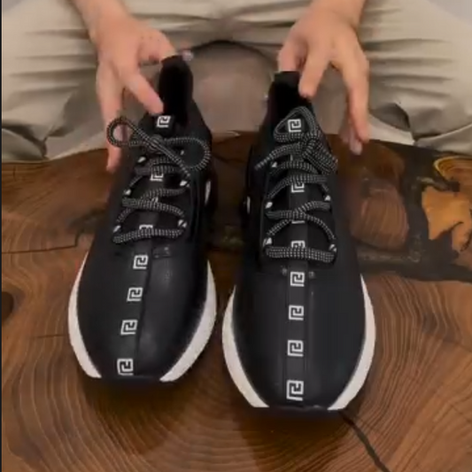 Air Cushion Leather Casual Shoes