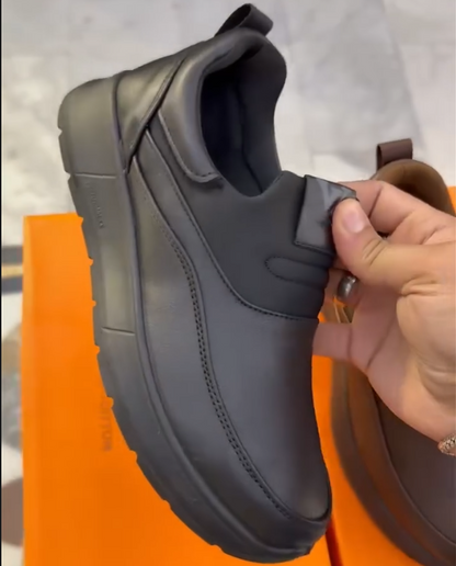 Step On High-end Leather Casual Shoes