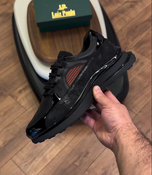Advanced Luxury New Leather Splicing Breathable Casual Shoes