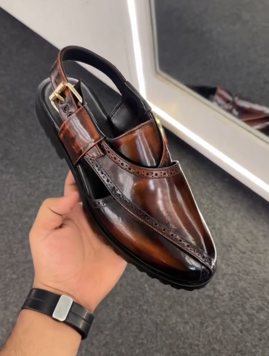 Sharp Pointed Leather Glossy Breathable Casual Shoes