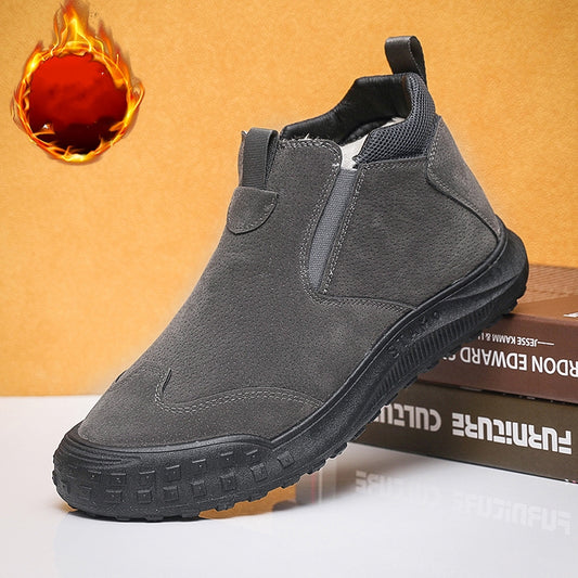 Men's new warm and casual high top shoes