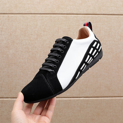 Leather Trendy Casual And Fashionable Sports Shoes
