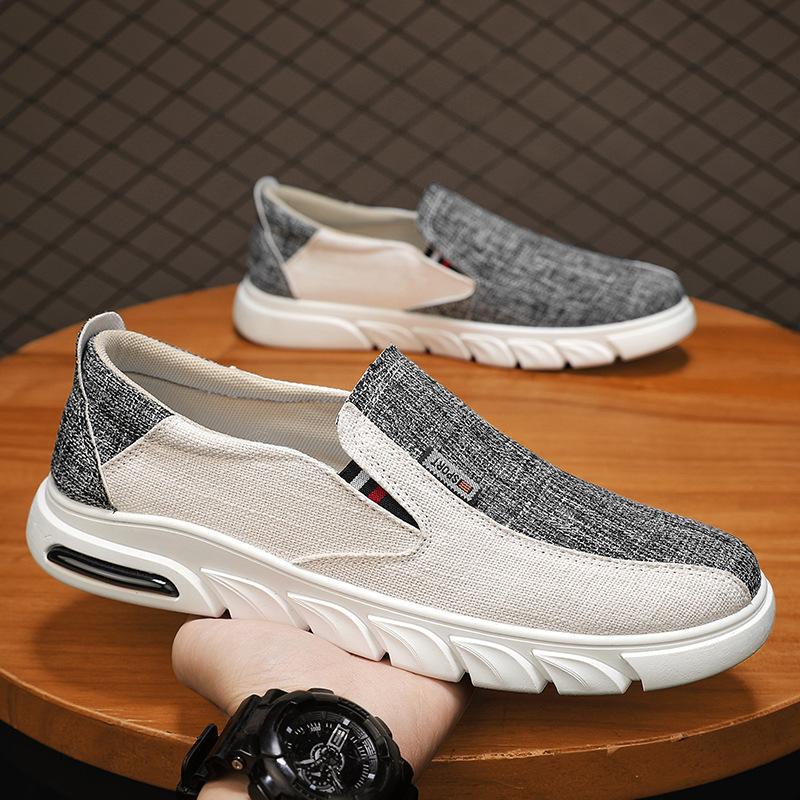 Men's new breathable canvas sports casual canvas shoes