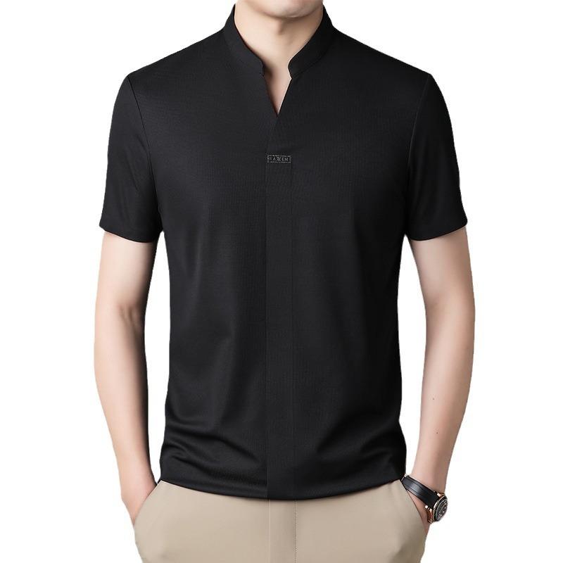 🔥Limited Time Offer 49% OFF🔥Summer men's casual ice silk seamless short sleeves