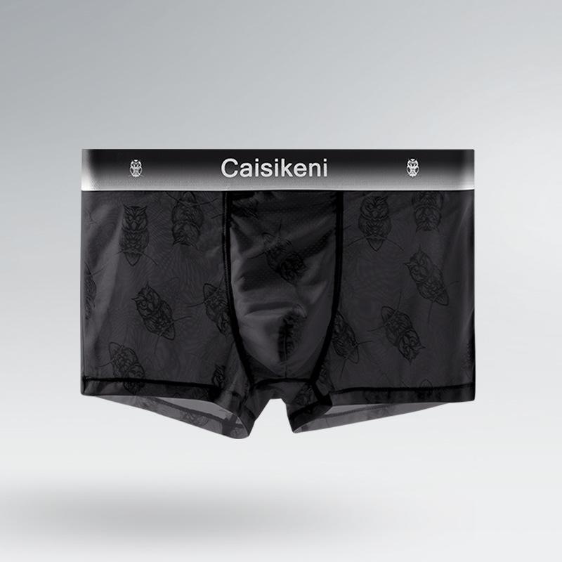 Men's ice silk mesh quick drying breathable underwear