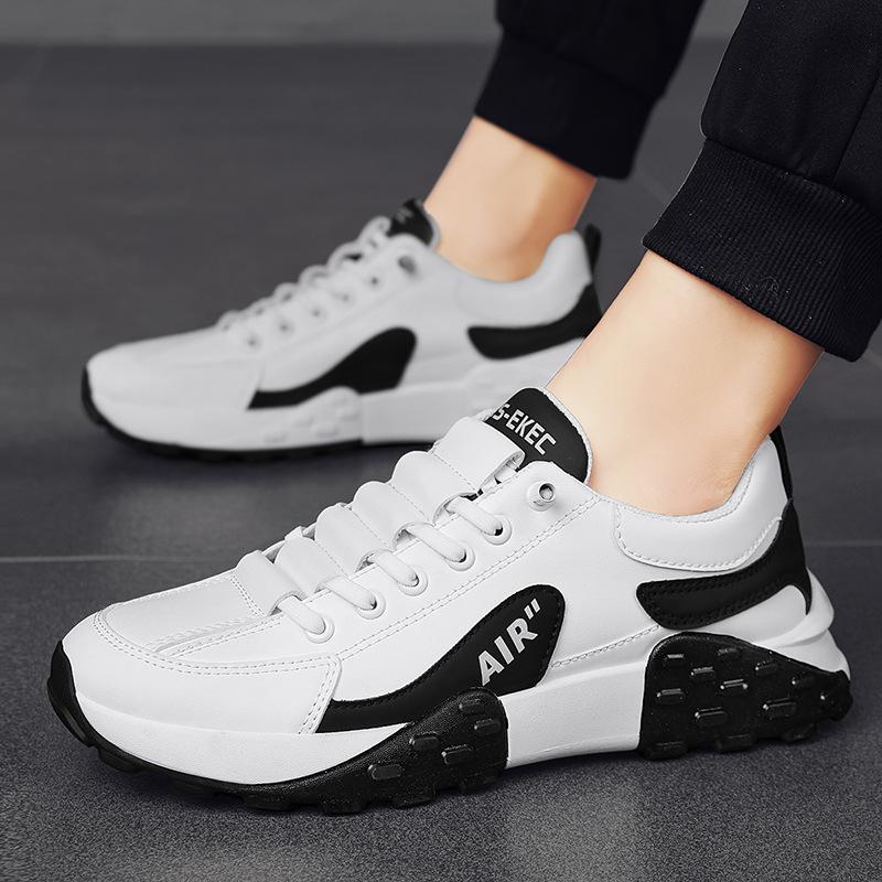 Men's lightweight soft soled thick soled sports shoes