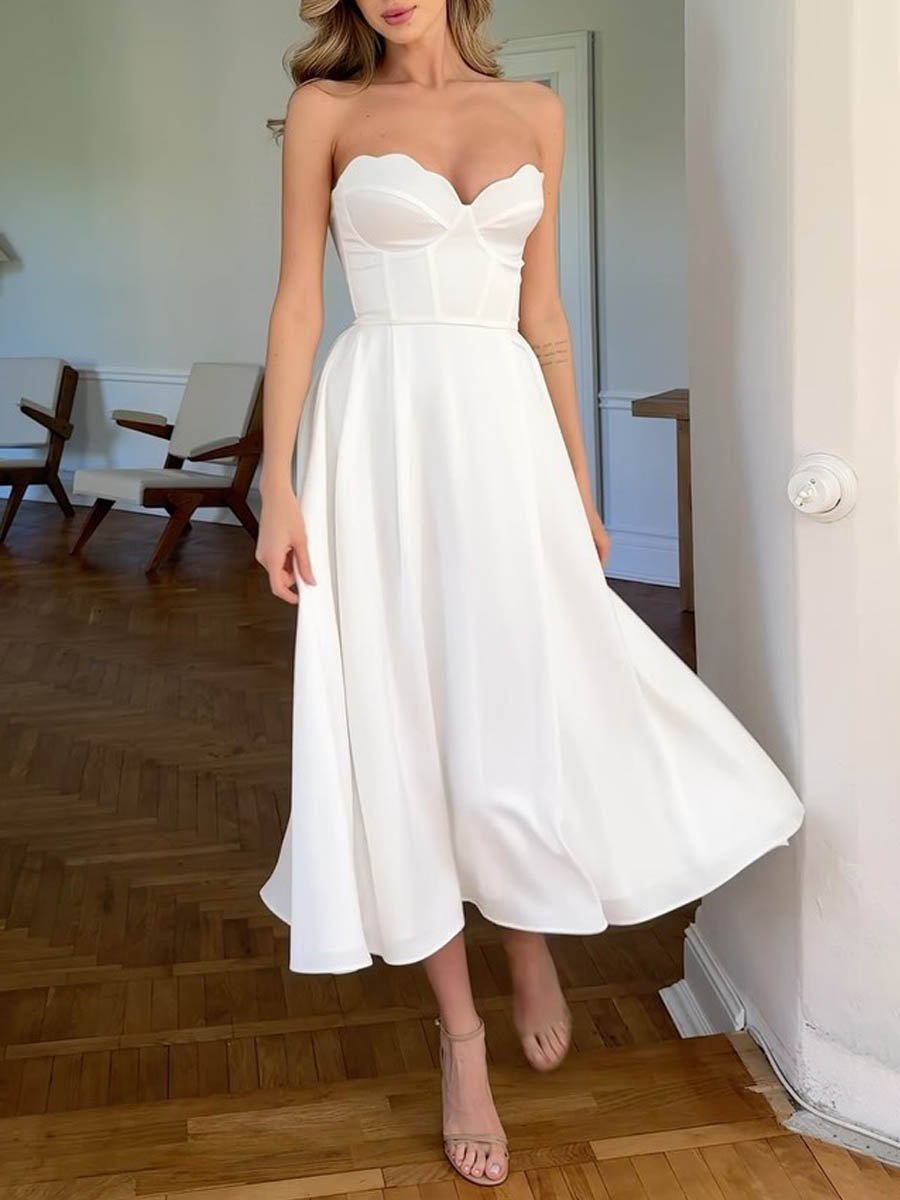 🔥Limited Time Offer 49% OFF🔥Strapless Backless Dress