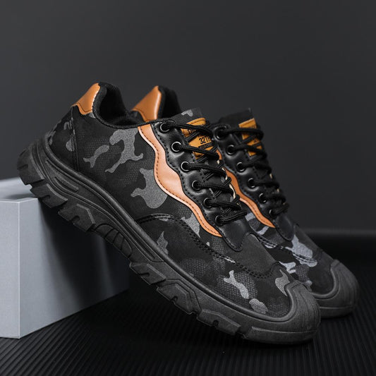 Men's new low cut casual camouflage sports shoes