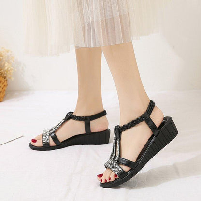 🔥Limited Time Offer 49% OFF🔥Women's New Summer Rhinestone Open Toe Orthopaedic Sandals