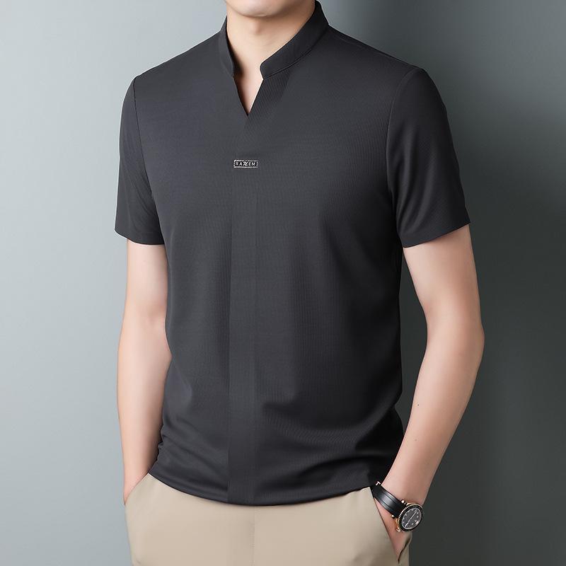 🔥Limited Time Offer 49% OFF🔥Summer men's casual ice silk seamless short sleeves