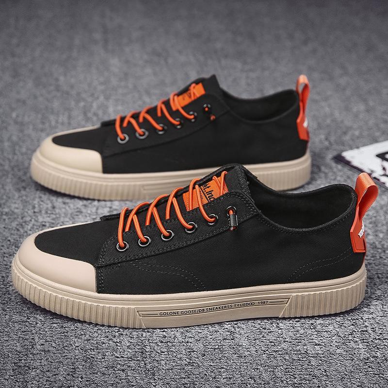 Men's new summer low top canvas breathable casual shoes