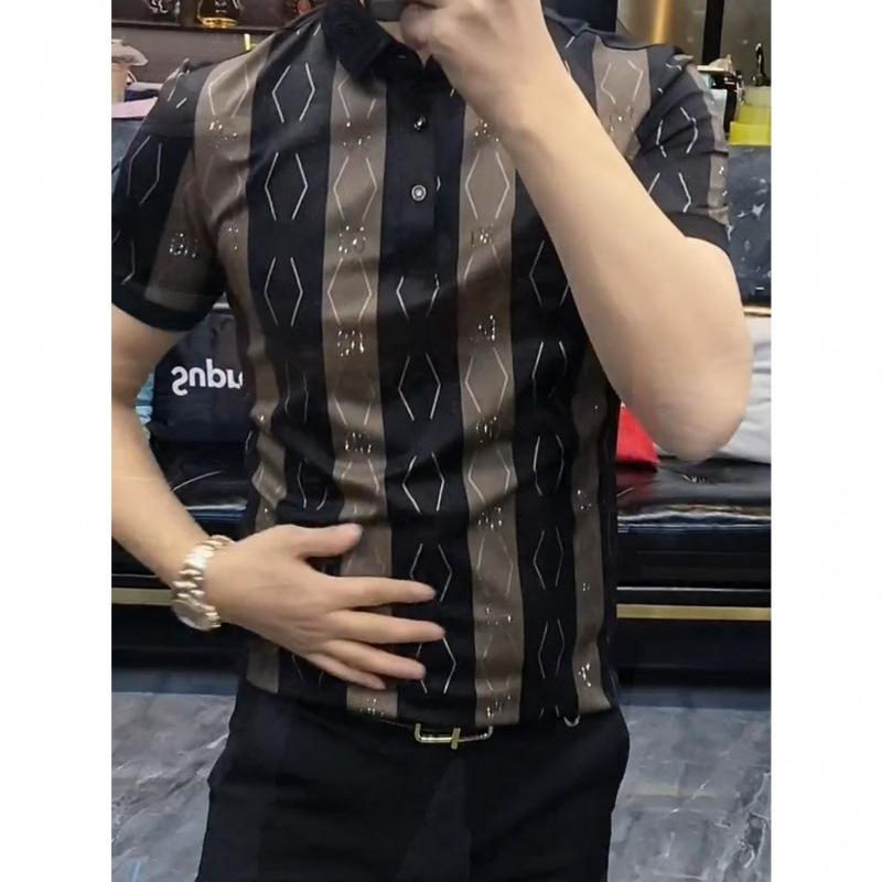 Men's Summer New Casual Versatile Fashion Trend Polo Shirt