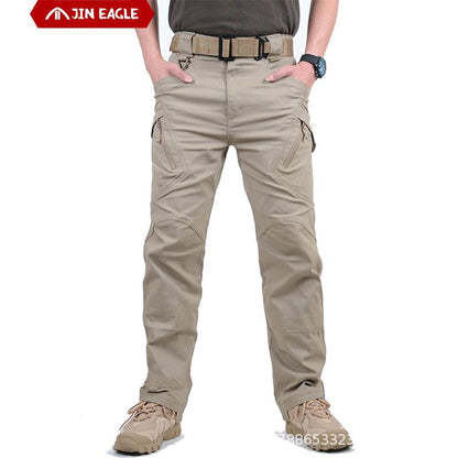 Men's outdoor multi pocket travel workwear pants