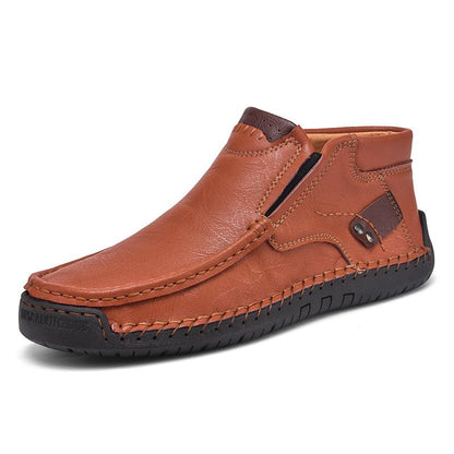 Men's Casual Arch Support Non-slip Leather Slip-On Loafers