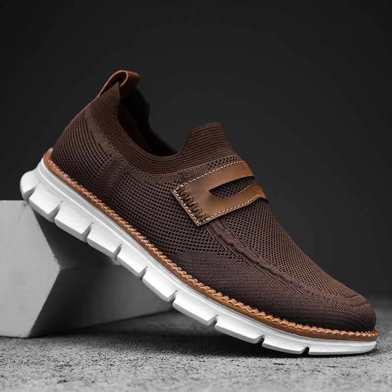 High -quality Dedication✅Men's new breathable British style sports shoes