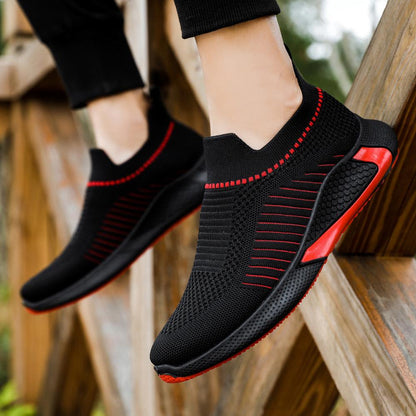 🔥Limited Time Offer 49% OFF🔥Men's Spring New Soft Sole Breathable Flyknit Casual Sports Shoes