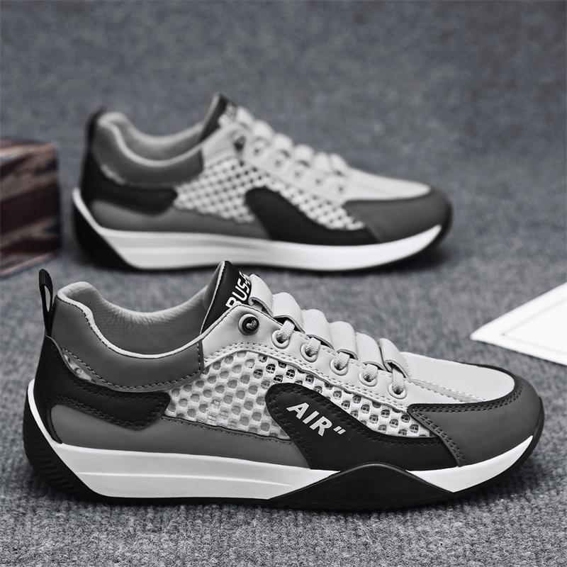 Men's summer breathable mesh casual lightweight soft sole sports shoes