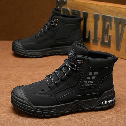 Men's new high top workwear retro British Martin boots