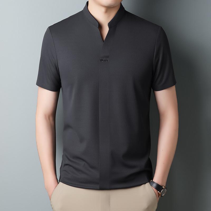 🔥Limited Time Offer 49% OFF🔥Summer men's casual ice silk seamless short sleeves