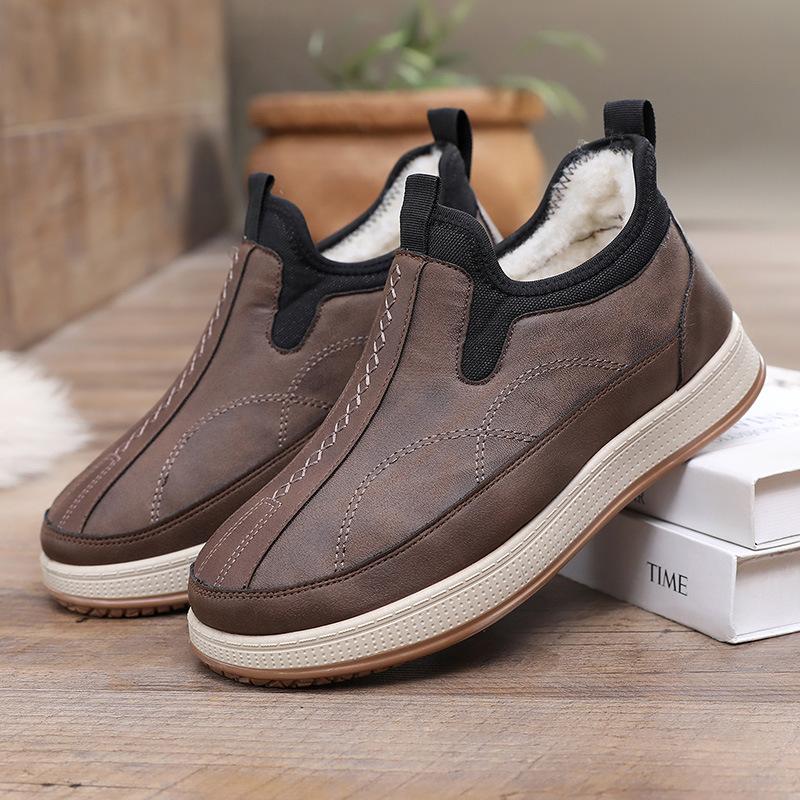 Men's new sheepskin casual shoes