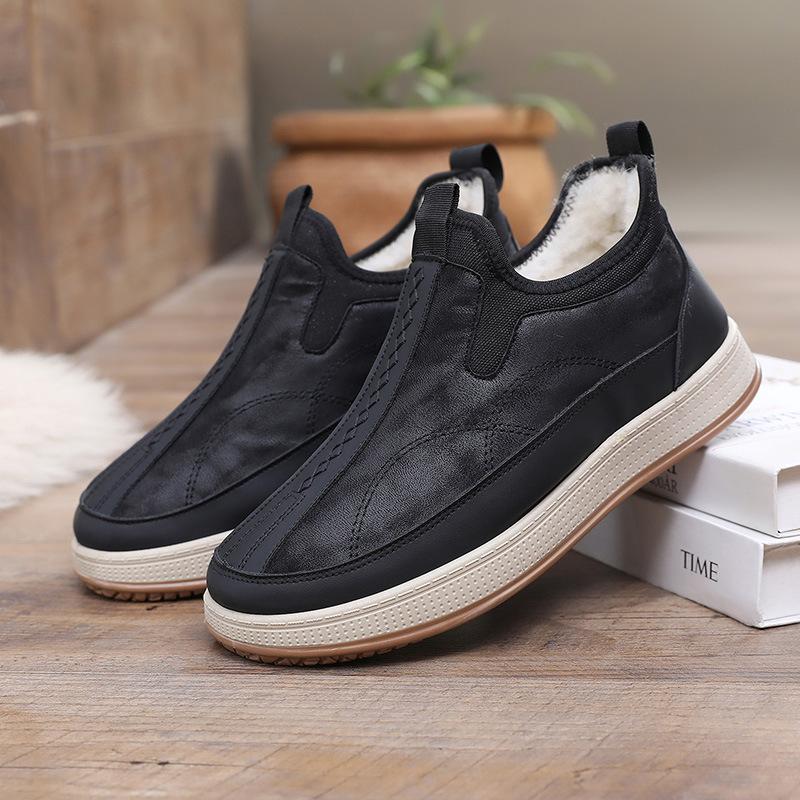 Men's new sheepskin casual shoes