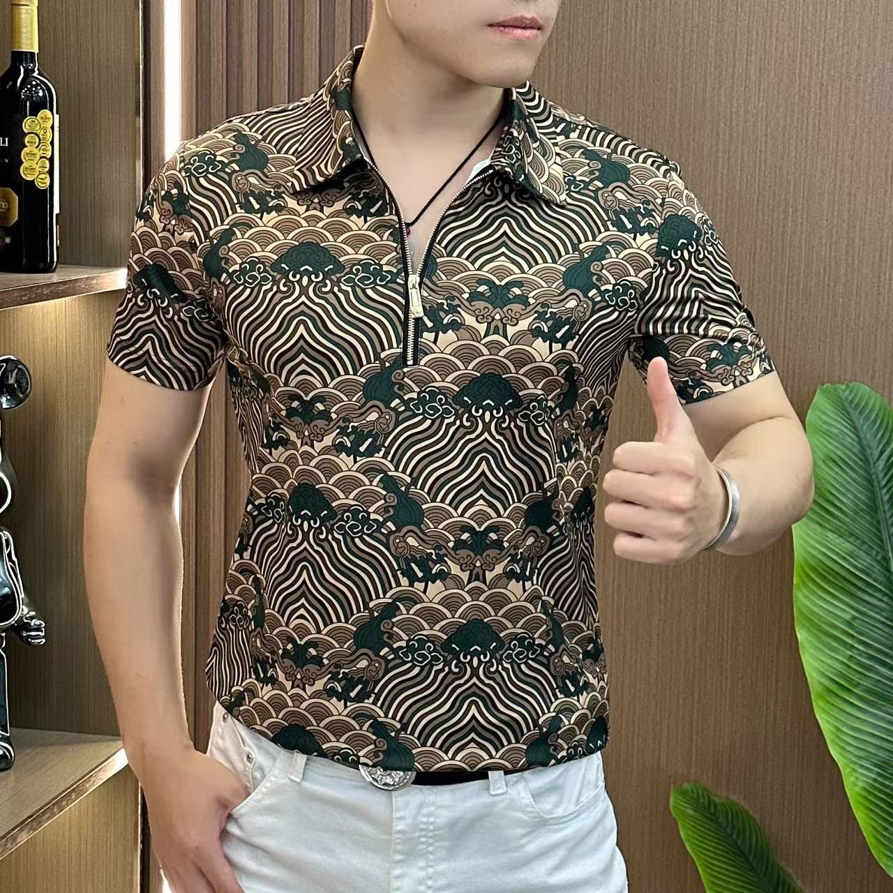 🔥Limited Time Offer 49% OFF🔥Men's Summer High Quality Fashion Trend Short sleeved Shirt