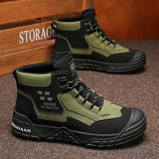 Men's new high top workwear retro British Martin boots