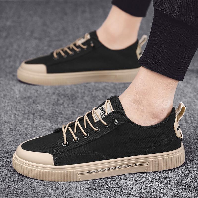 Men's new summer low top canvas breathable casual shoes